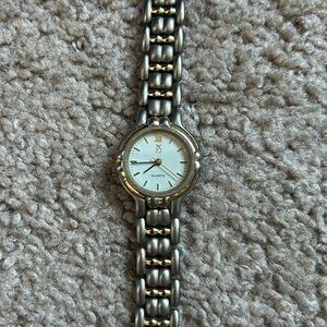 Paul Sebastian women’s vintage‎ two tone silver/gold bracelet watch one size